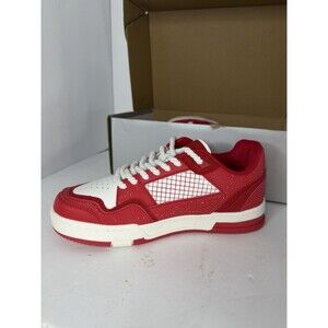 Watson Vulture-01 Dragon Men's Sneakers Red White Low Top Lace Up Athletic